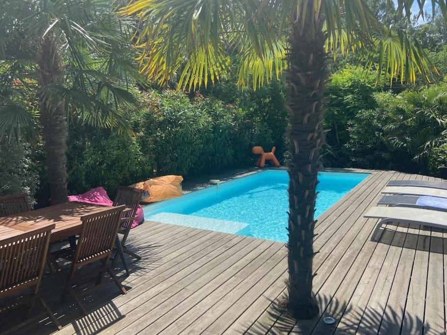 Villa Arcachon 12 Pers Avec Piscine Chauffee 1 Mai Au 30 Sept Екстер'єр фото